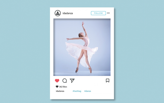 La danza balla su Instagram