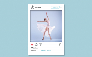 La danza balla su Instagram