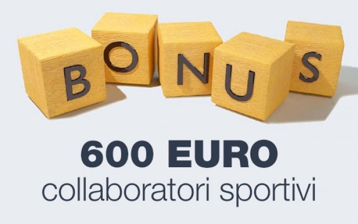 Bonus 600 euro collaboratori sportivi: si parte marted&igrave; 7 aprile alle ore 14
