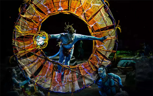 Acrobazie e danza, effetti speciali e musiche...tutto questo è Toruk, lo show del Cirque du Soleil ispirato ad Avatar