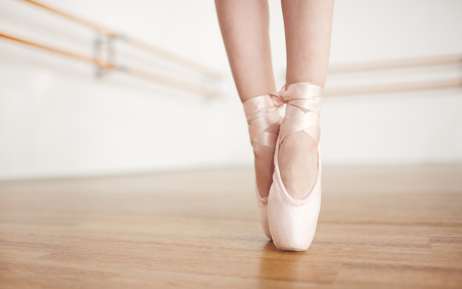 i piedi delle ballerine