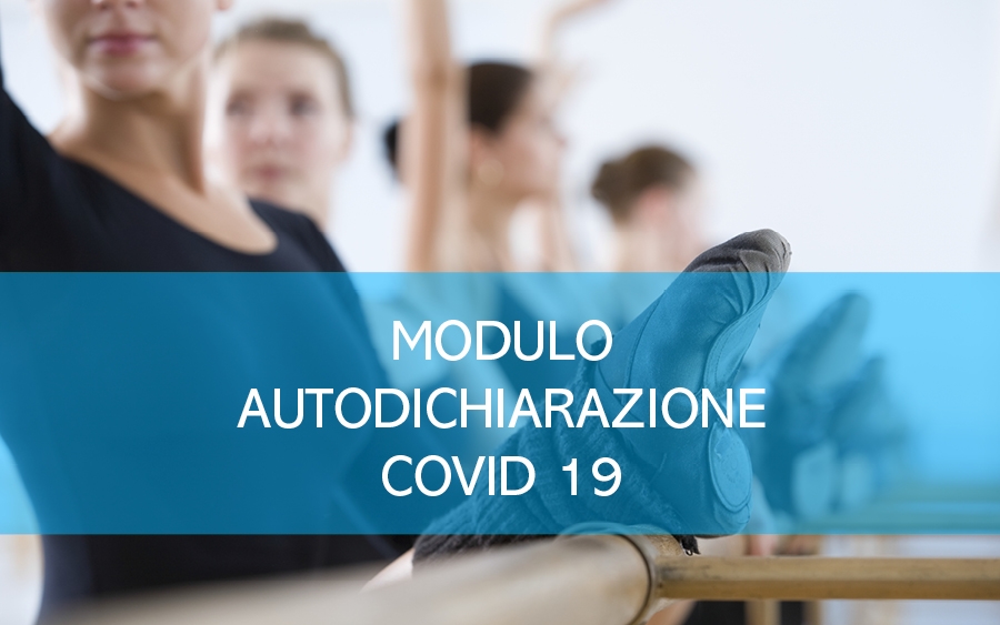 L&#039;autodichiarazione COVID-19 per gli allievi delle scuole di danza